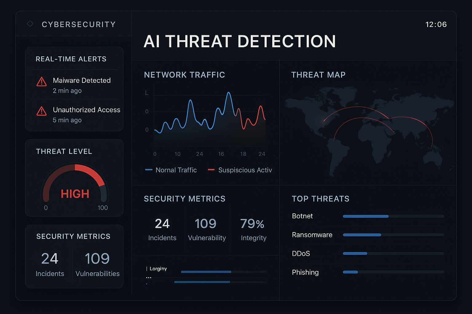 Netariel Security Guardian Screenshot 1: Main Dashboard
