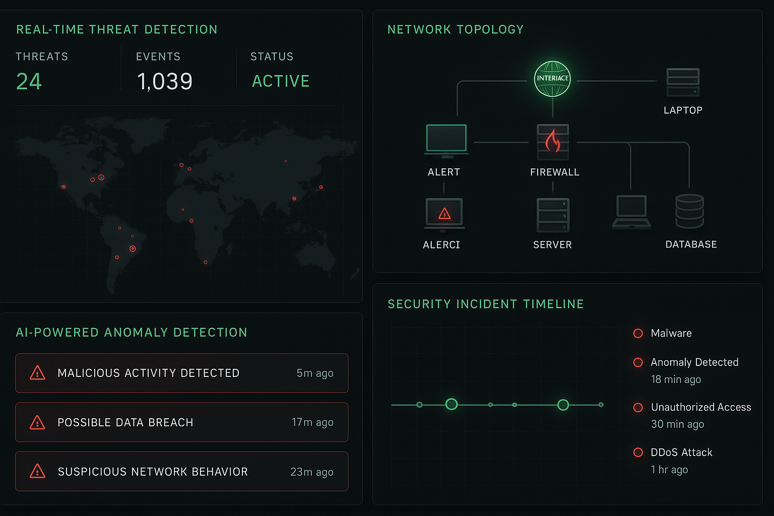 Netariel Security Guardian Screenshot 2: Network Monitoring