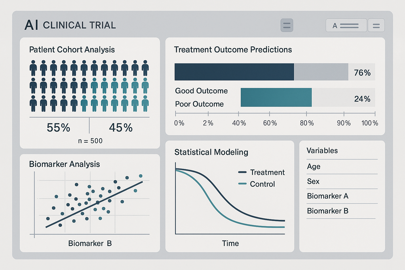 TherAIpeutics Lab Screenshot 2: Trial Simulation